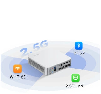 M1-1390: grafika zvýrazňujúca sieť s ikonami Wi-Fi, Bluetooth a LAN, pre počítače